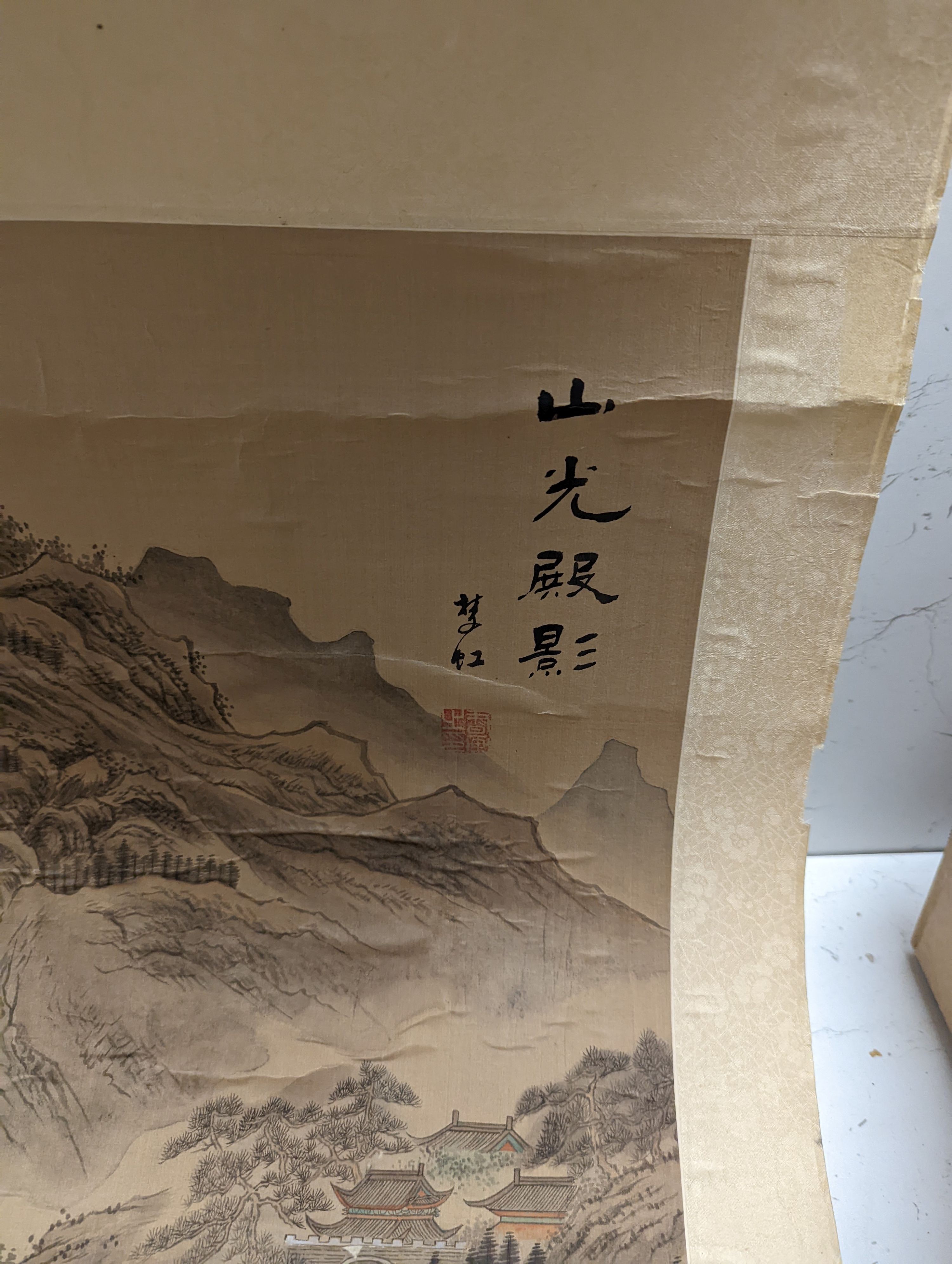 A 19th / 20th century Chinese scroll painting